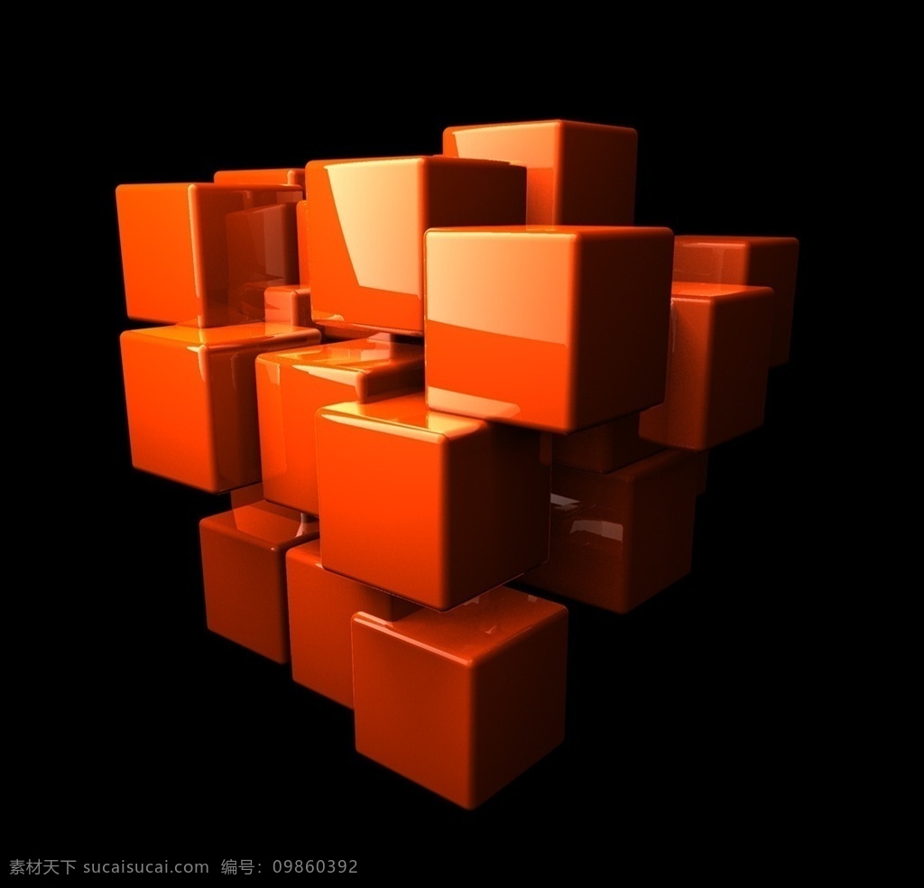c4d 模型 魔方 密室 方块 动画 工程 放射抽象 渲染 场景 圆圈 c4d模型 3d设计 其他模型