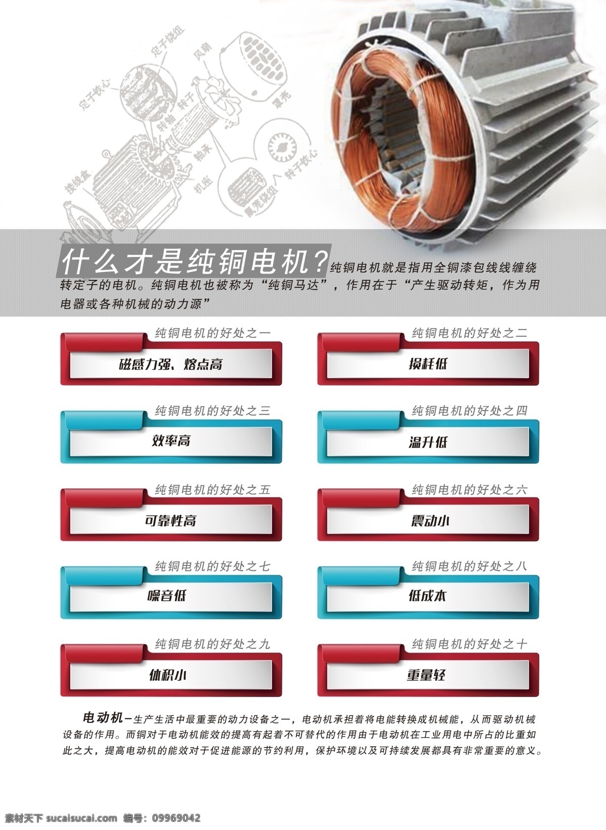 純銅 電機 十大 優(yōu)點 五金 機電 發(fā)電機 廣闊空間 能量轉換 文化 分層