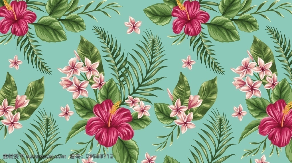 花朵 歐式 墻 貼 墻紙 復古 背景 墻貼