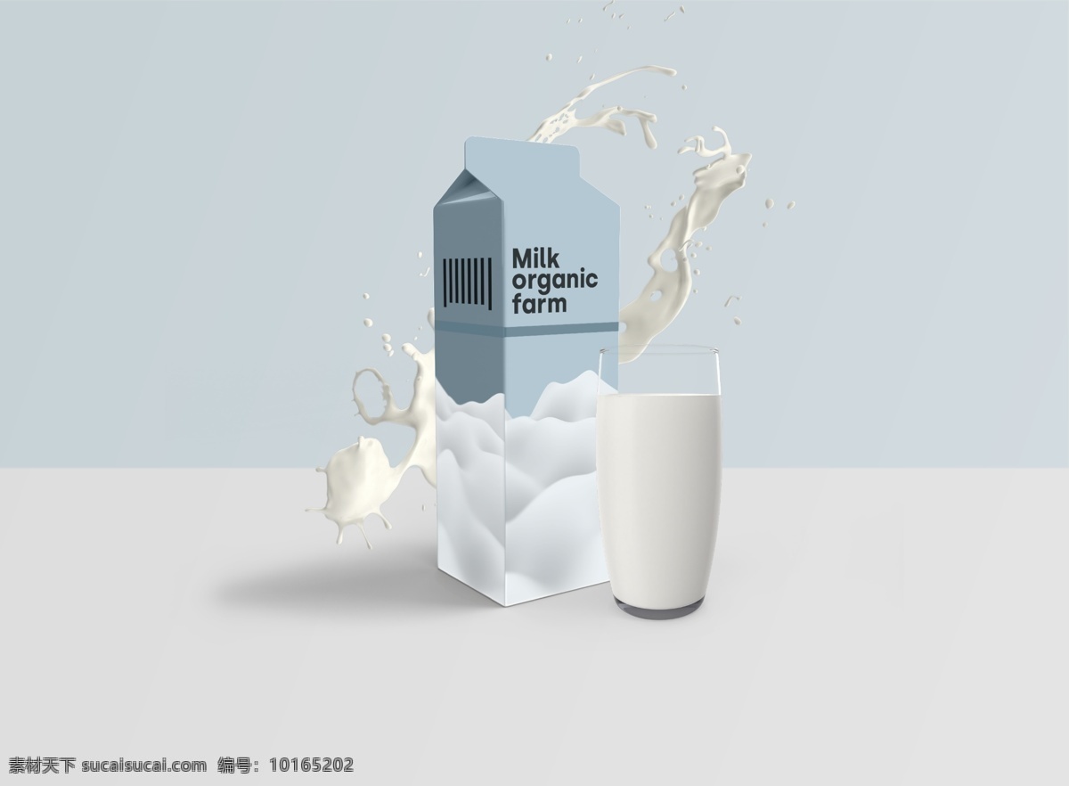 牛奶 包装 样机 牛奶包装 包装样机 psd素材 广告 海报
