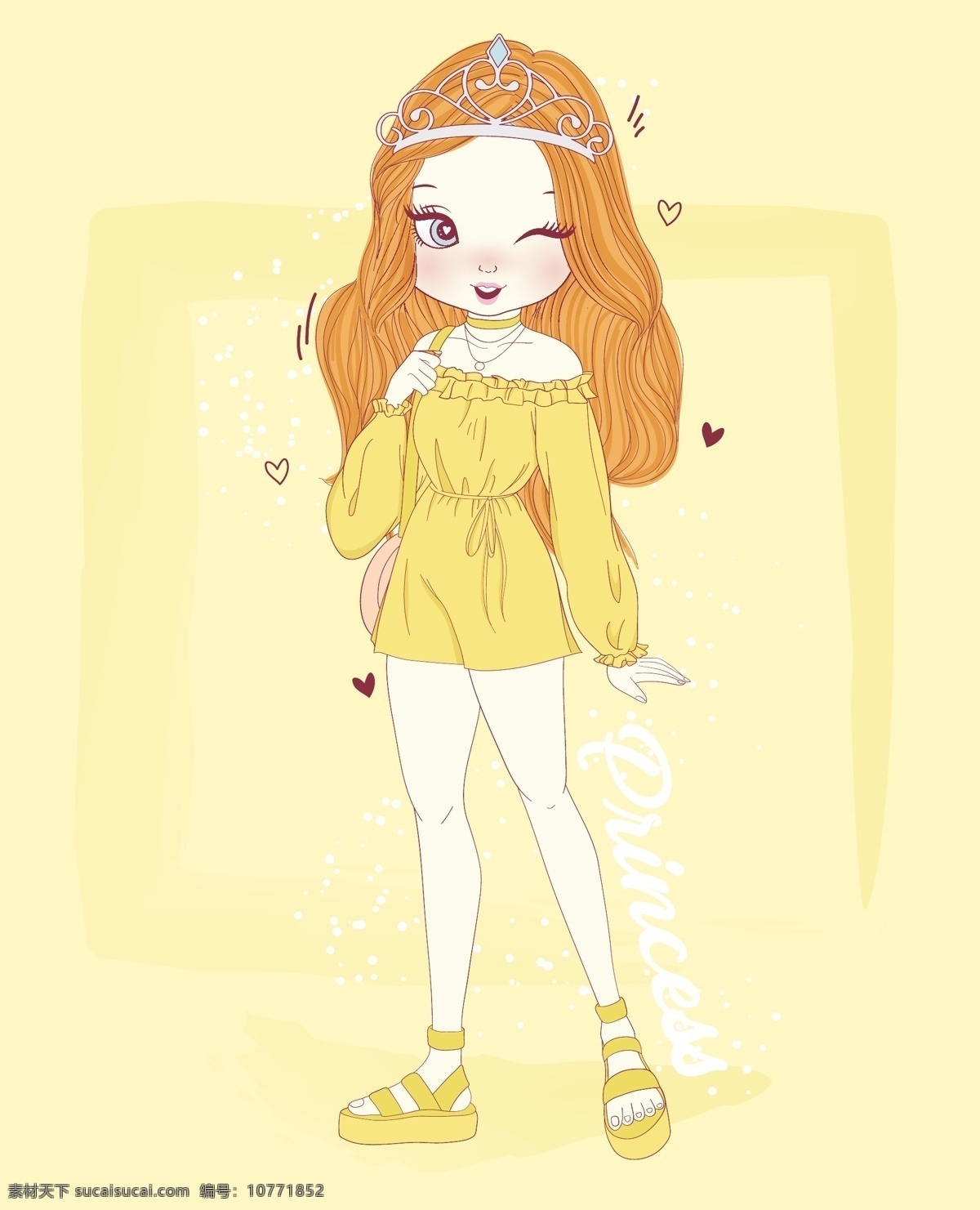 可爱 卡通 潮流 少女 插画 卡通时尚女孩 女孩 儿童 手绘 淡彩 人物 休闲女孩 卡通儿童 创意 涂鸦 服装展示 动漫动画 动漫人物