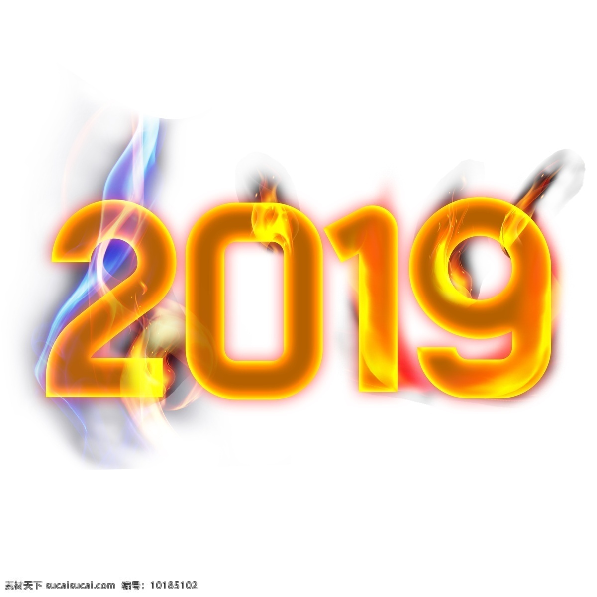 火焰 词 2019 年 艺术 字 数字 新年 猪年 金 倒数 一年的猪