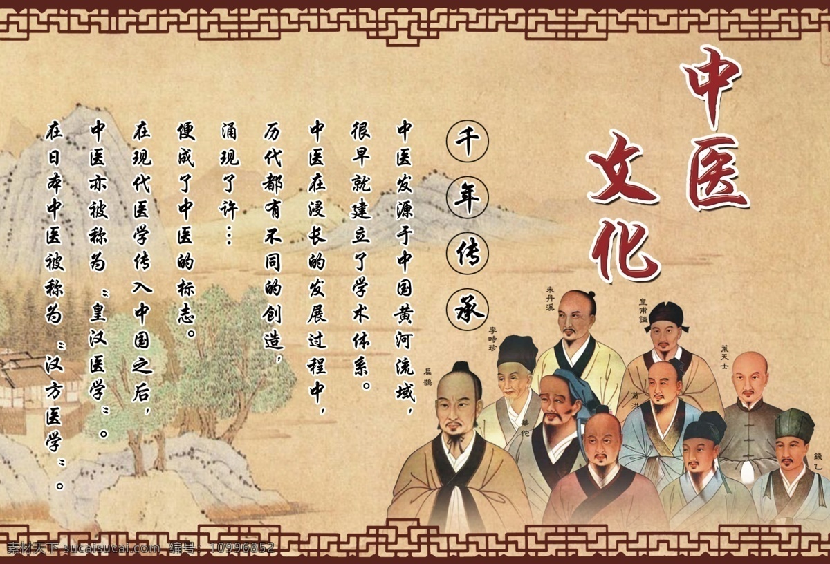 邊框 古代人物 廣告設(shè)計(jì)模板 國畫 源文件 展板模板 中醫(yī)文化 中醫(yī) 文化 模板下載 中醫(yī)展板 中醫(yī)類 海報(bào) 其他海報(bào)設(shè)計(jì)