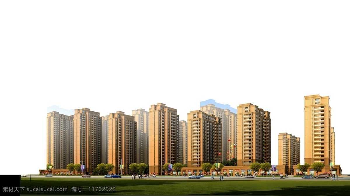 住宅 建筑群 效果 建筑效果圖 建筑設(shè)計 景觀園林 景觀設(shè)計 園林設(shè)計 環(huán)藝設(shè)計 園林景觀 環(huán)境設(shè)計 psd素材 黑色