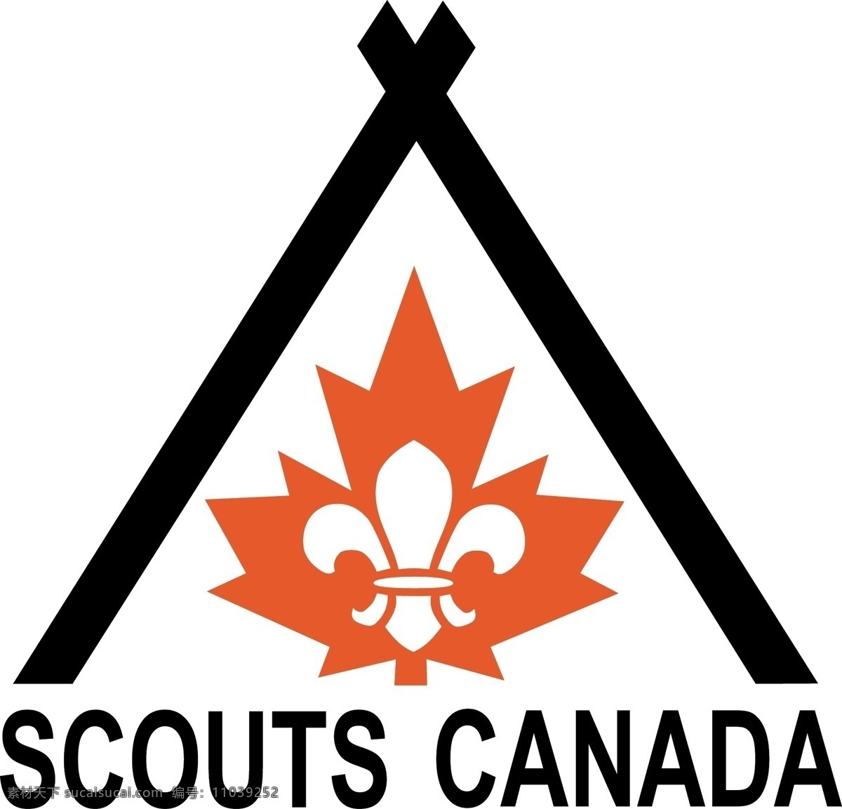 加拿大 童子军 标志 其他载体 白色