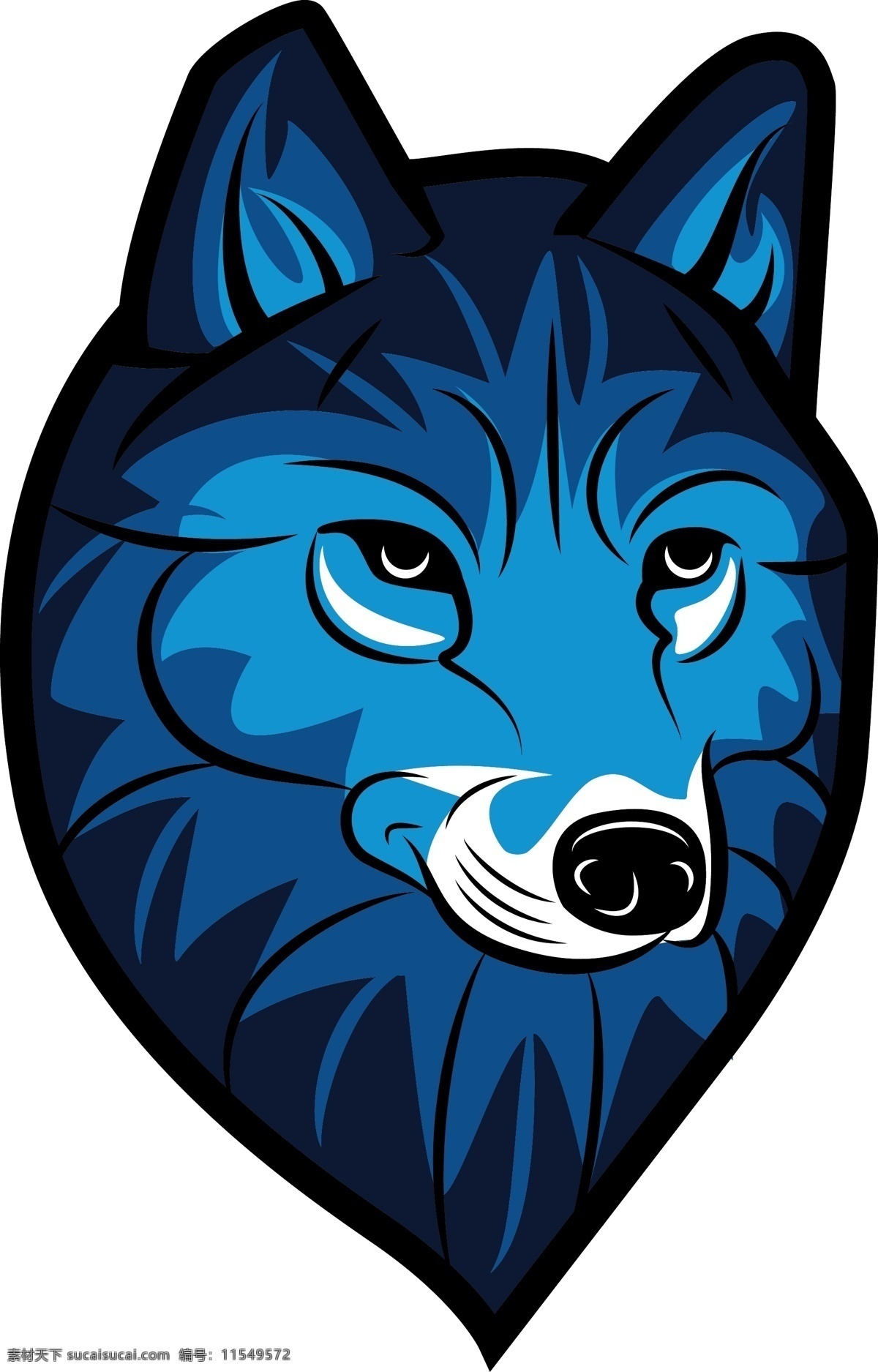 狼头徽标设计 狼头徽标 狼头 徽标设计 狼 共享设计矢量 生物世界 野生动物
