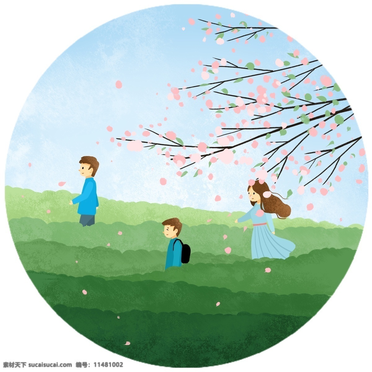 春季 全家 踏青 出游 垂天 綠色 戶外 風(fēng)景 花 桃花 清新 一家人 爸爸媽媽 茶園 樹(shù)枝 文藝 團(tuán)圓 溫馨 踏青出游 旅游
