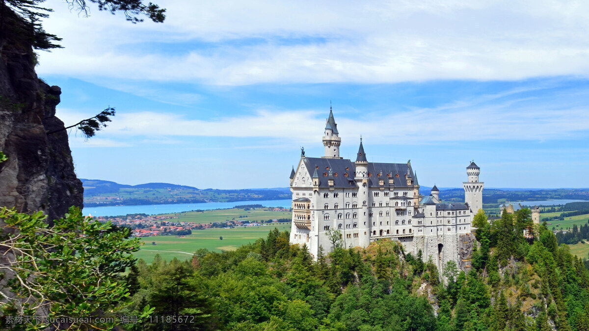 德国 新 天鹅 堡 风景 新天鹅堡 德国古堡 城堡 城堡建筑 德国建筑