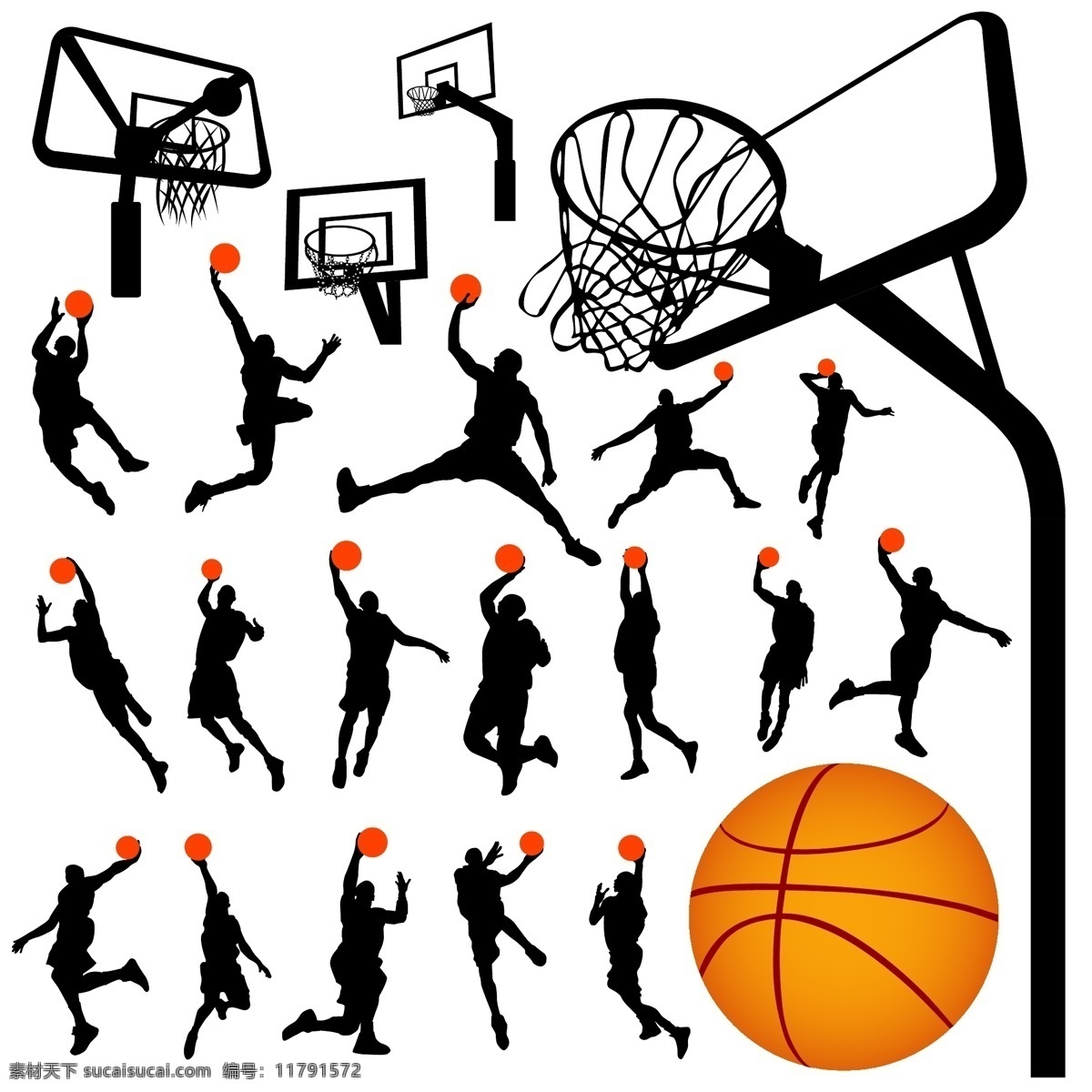 篮球 矢量图库 体育运动 文化艺术 正在 投篮 球 人 矢量 模板下载 各种 姿势 篮球姿势 psd源文件