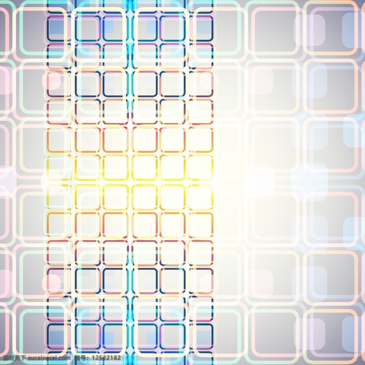矢量 炫彩 光暈 格子 背景 幻彩 矢量圖 其他矢量圖