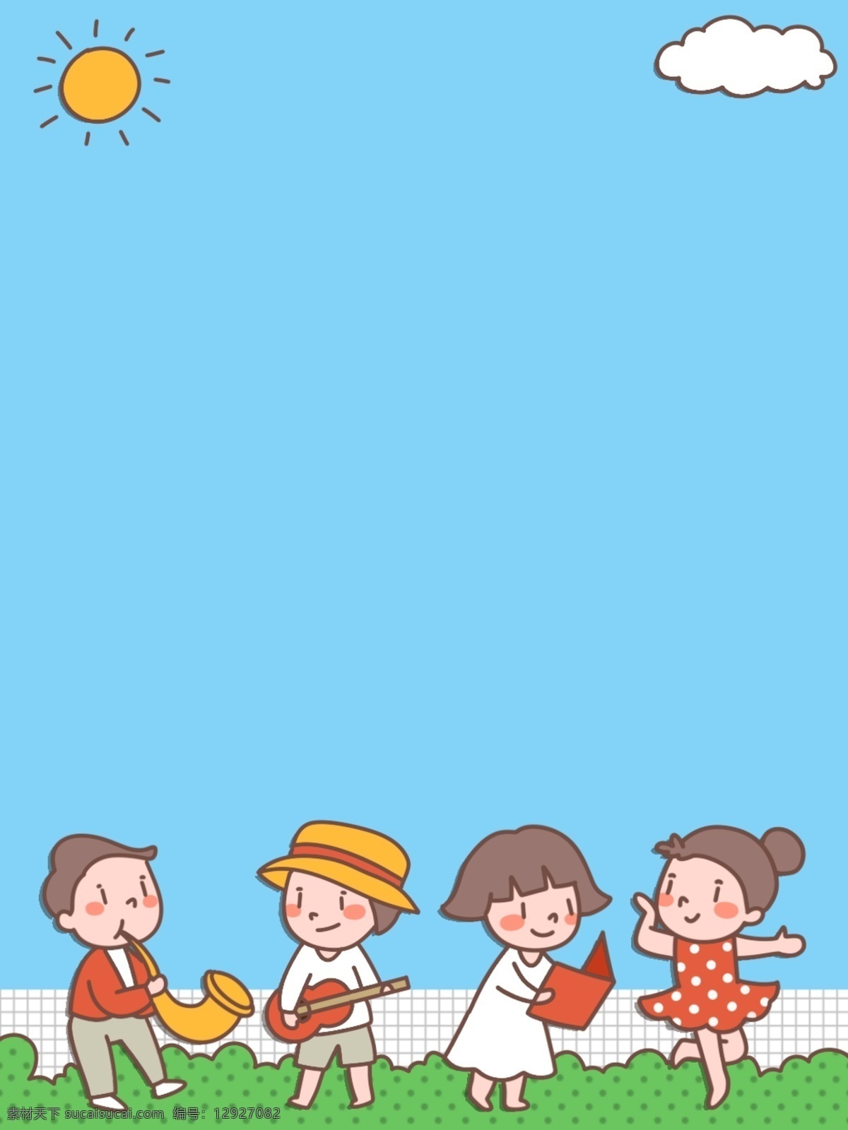 卡 通風(fēng) 開學(xué) 季 小學(xué) 招生 迎 新生 海報(bào) 卡通風(fēng) 開學(xué)季 迎新生海報(bào) 背景素材 底紋邊框 背景底紋