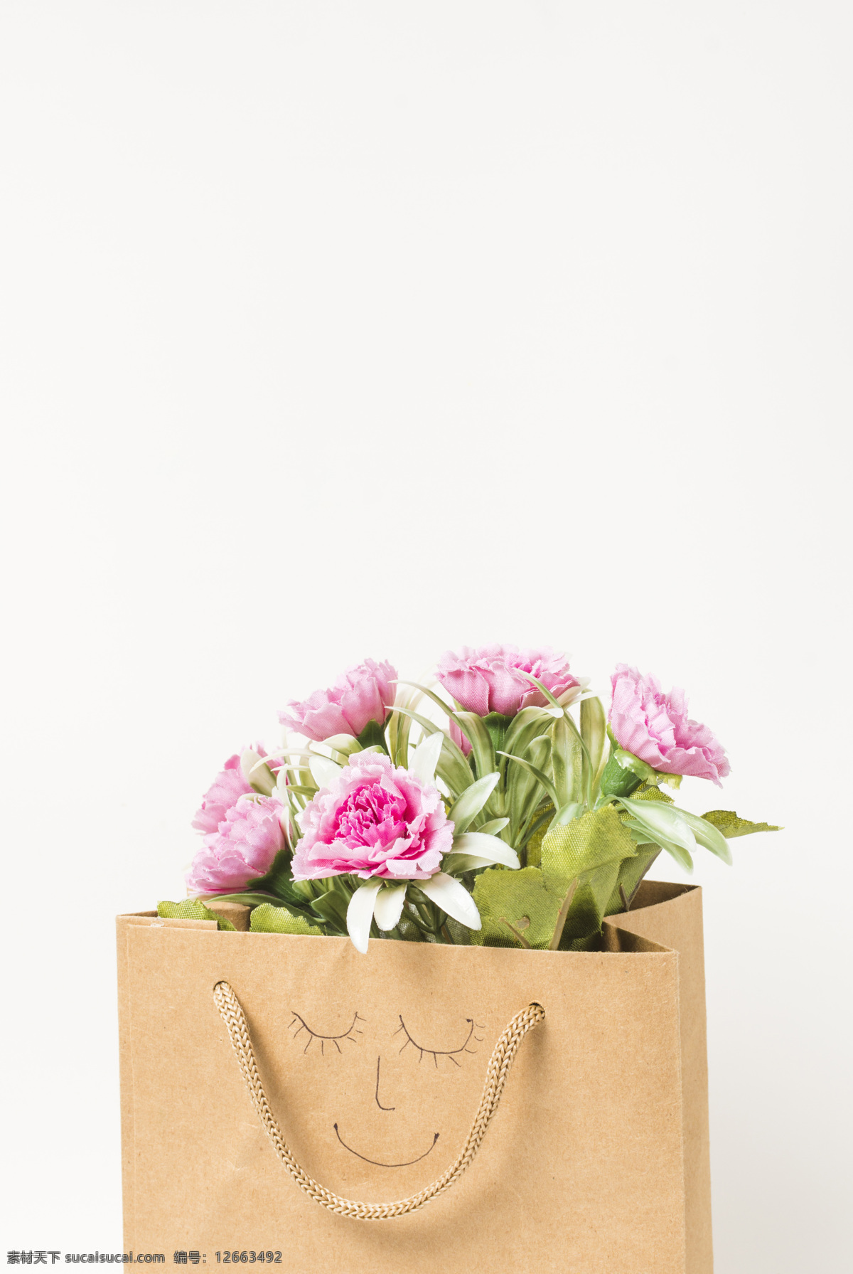 康乃馨 花束 母亲节 礼物 康乃馨花束 盛开的康乃馨 粉红色 花卉 植物 背景