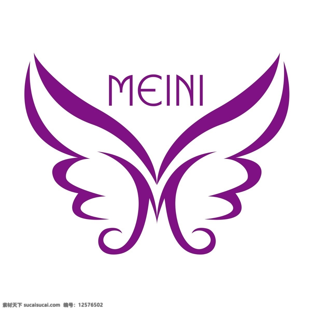 m 藝術(shù) 字 logo 藝術(shù)字 變形字 蝴蝶 美容logo logo設(shè)計