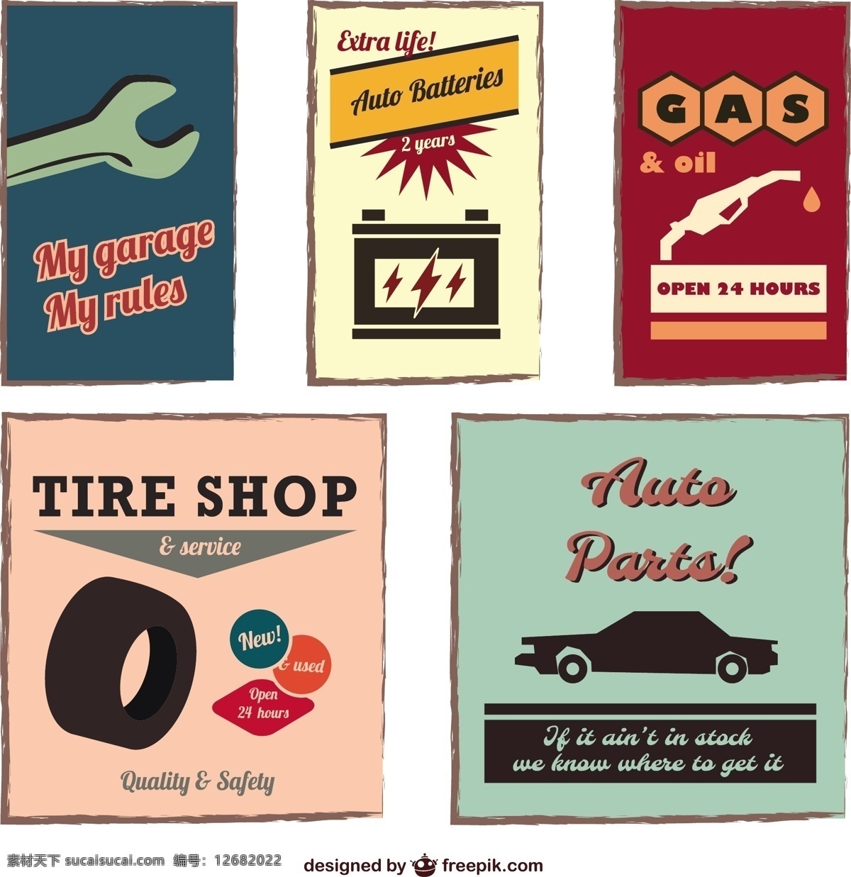 老式 汽车 标志 设置 复古 海报 旅行 运动 模板 艺术 购物 平面设计 石油 运输 轮胎 制图 速度 白色