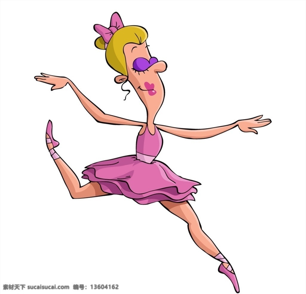 卡通 跳舞 小人 矢量 人物 女人 女性 高清图片