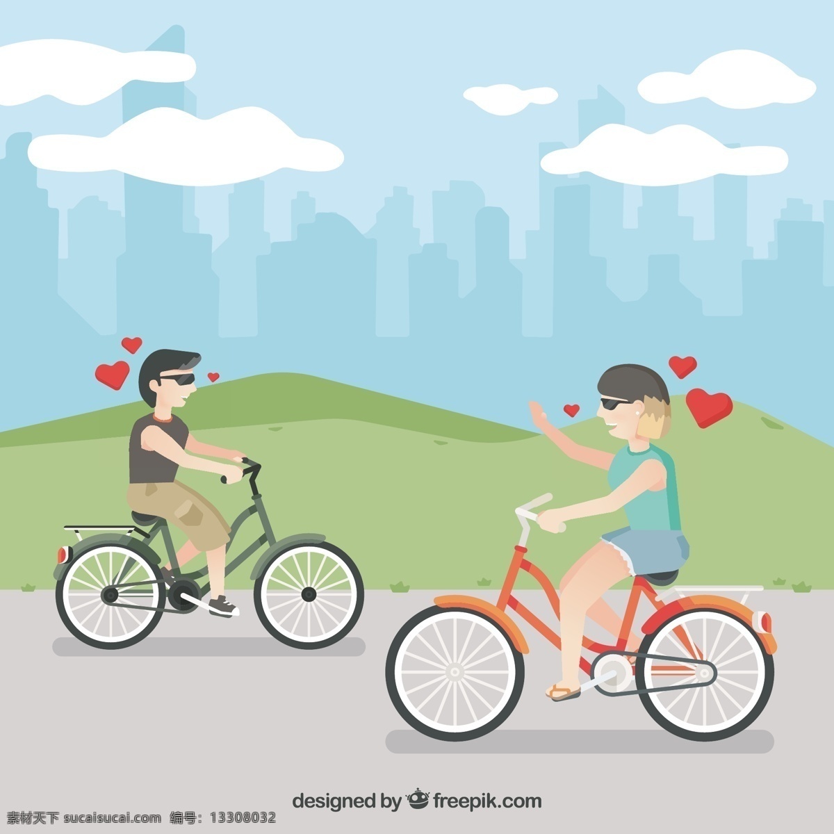 有趣 夫婦 騎 自行車 平面設(shè)計(jì) 背景 圖案 水彩 絲帶 復(fù)古 樹 咖啡 心 花 愛 城市 男人 狗 自然 運(yùn)動(dòng) 海洋 山 面包店 太陽 健身