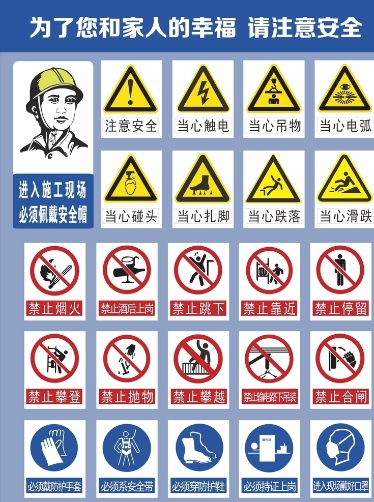 工地提示牌 注意安全 工地鐵牌圖片 工地鐵牌 施工現(xiàn)場 佩戴安全帽 施工牌 工地展板 展板