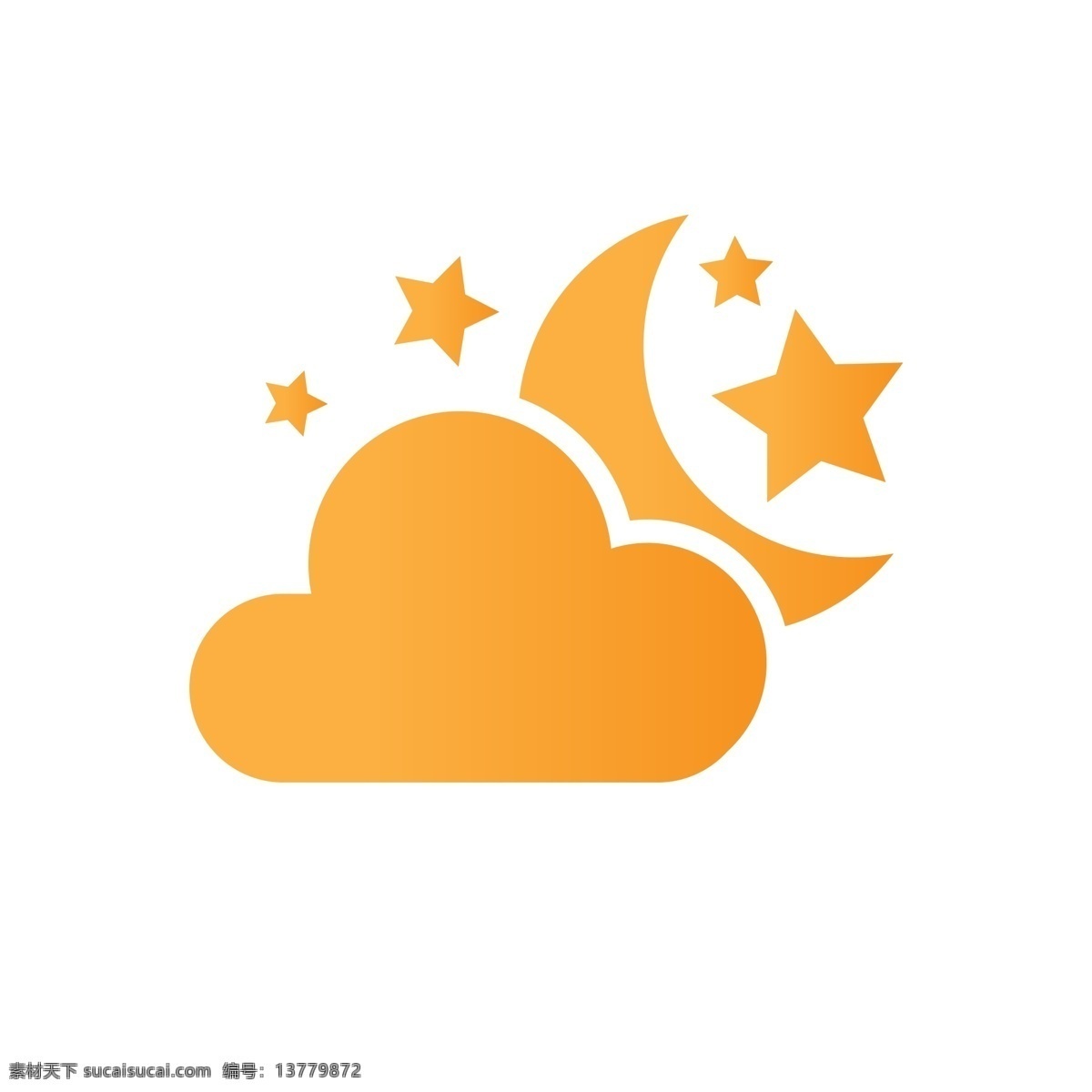 夜間 多云轉(zhuǎn)晴 圖標(biāo) 多云 轉(zhuǎn)晴