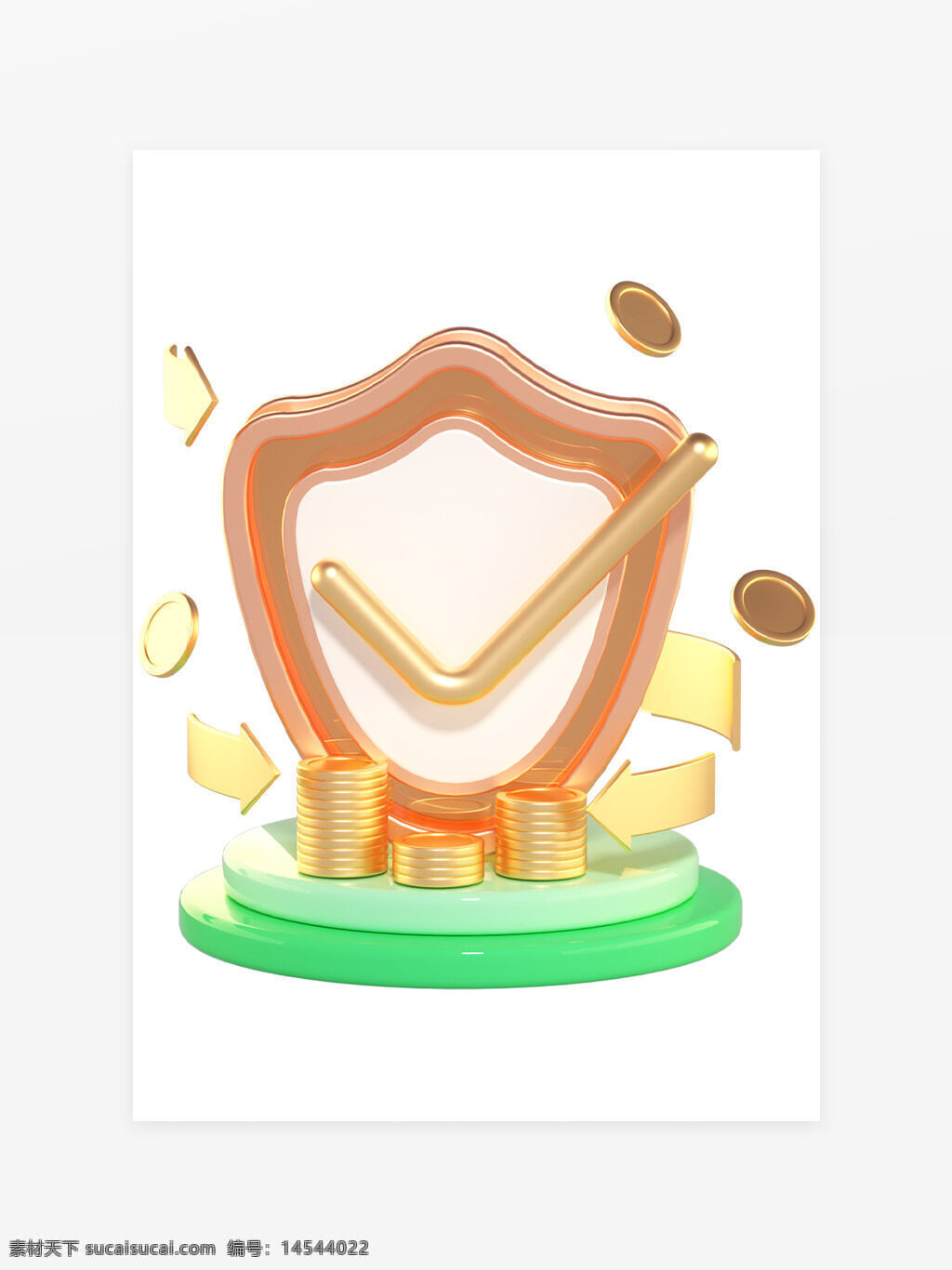 3d 立體 金色 銀行 金融 消費(fèi) c4d 立體圖標(biāo)