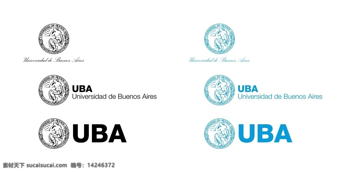 阿根廷 布宜诺斯艾利斯 大学 校徽 布宜 诺斯艾利斯 universidad de buenos aires uba 校标 徽标 标识 标志 logo 新版 美洲名校校徽 标志图标 其他图标