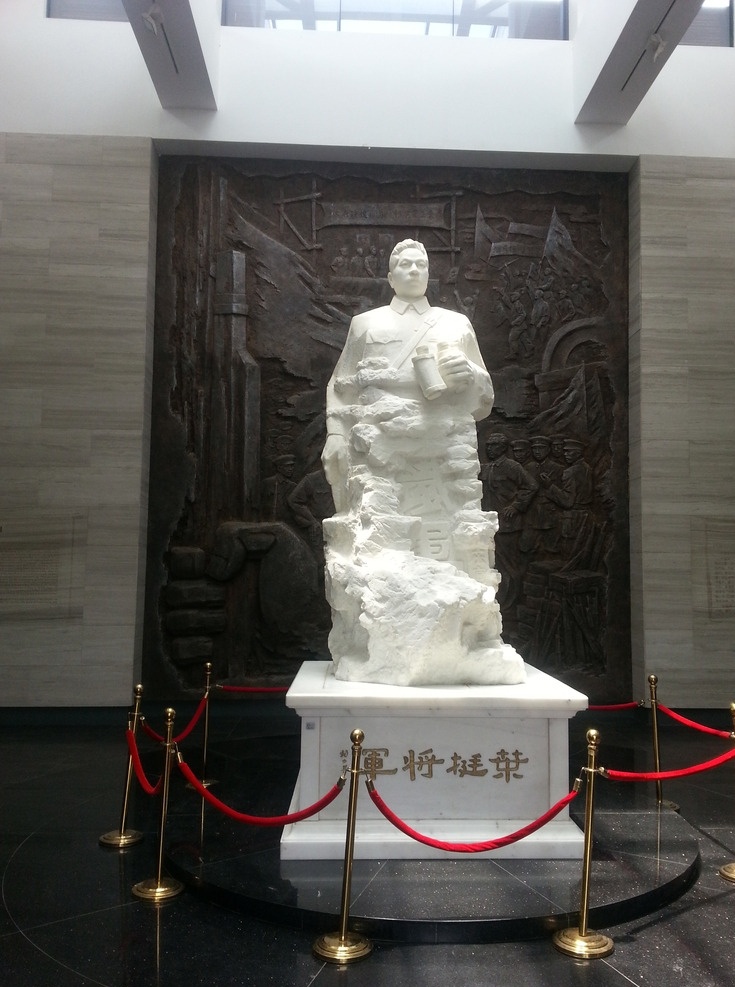 叶挺将军雕像素材图片下载-素材编号00300782-素材天下图库