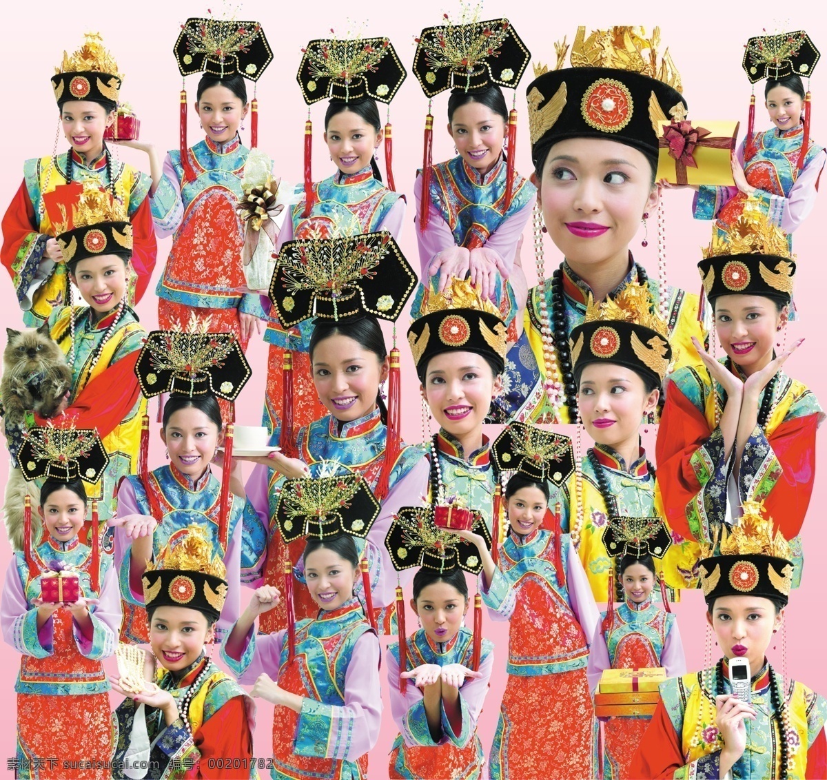 格格 美女格格 美女 手势 姿势 美女手势 美女姿势 广告手势 拿的手势 端的手势 提的手势 各种手势 分层 人物 源文件库