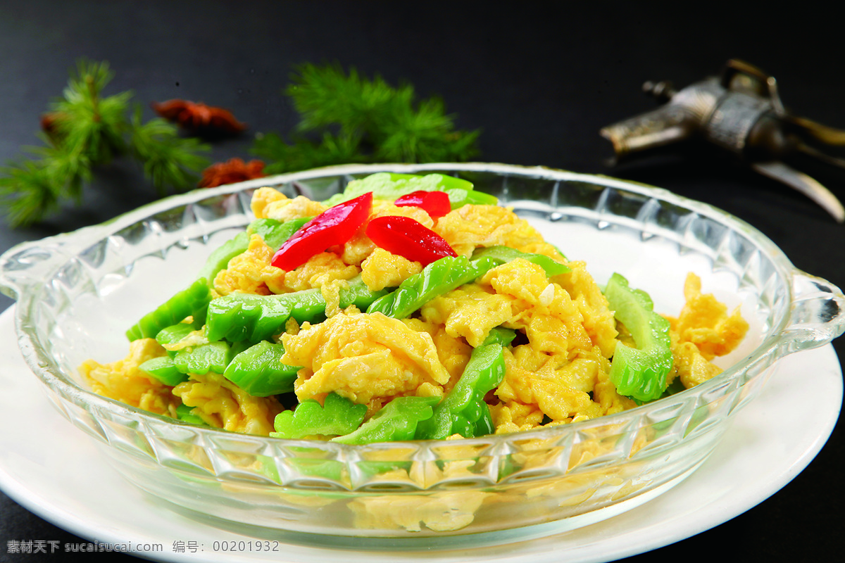 苦瓜炒鸡蛋 菜谱 食品 菜品 高清 美食 传统 摆拍 精美 中式 菜肴 佳肴 炒菜 苦瓜 鸡蛋 餐饮美食 传统美食