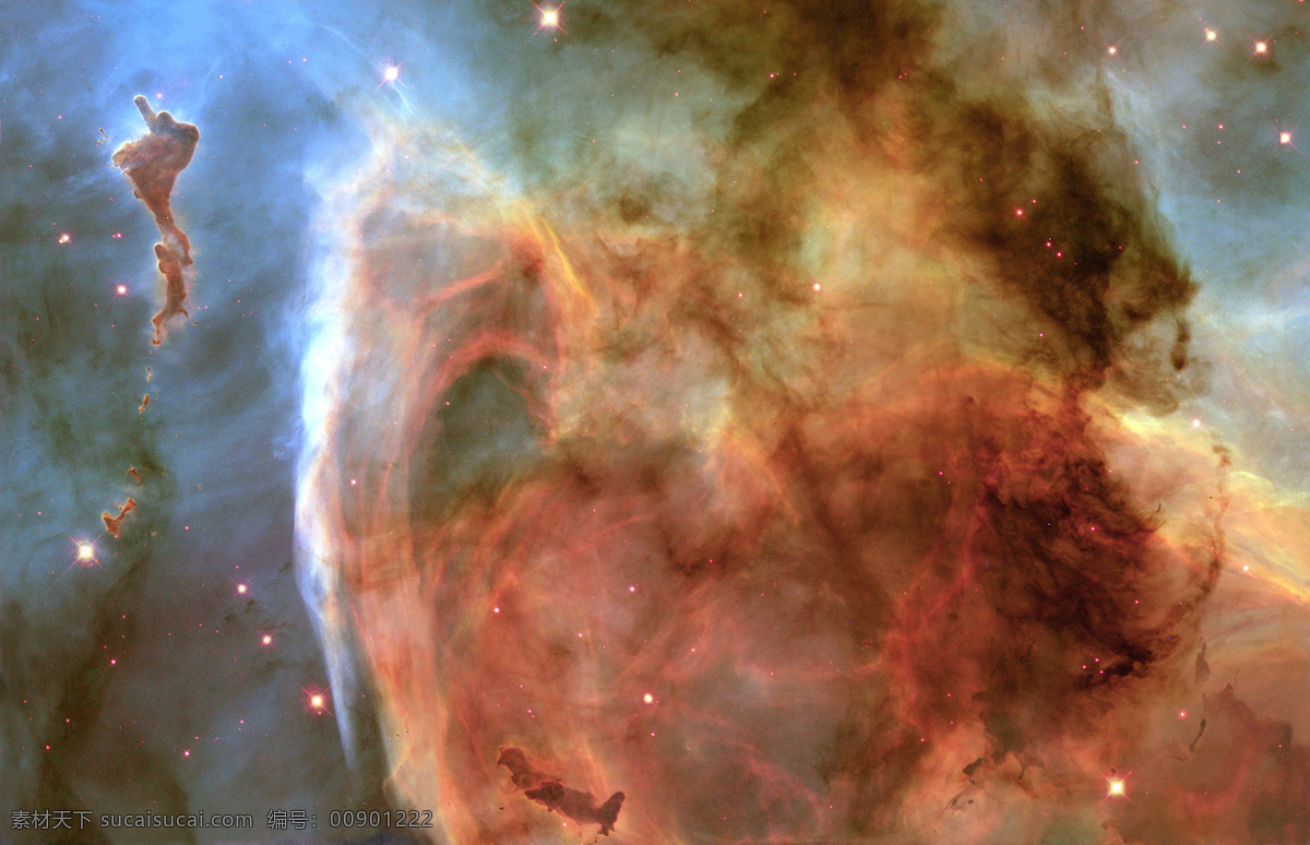 星云 钥匙孔星云 深空天体 ngc3372 船底座大星云 现代科技
