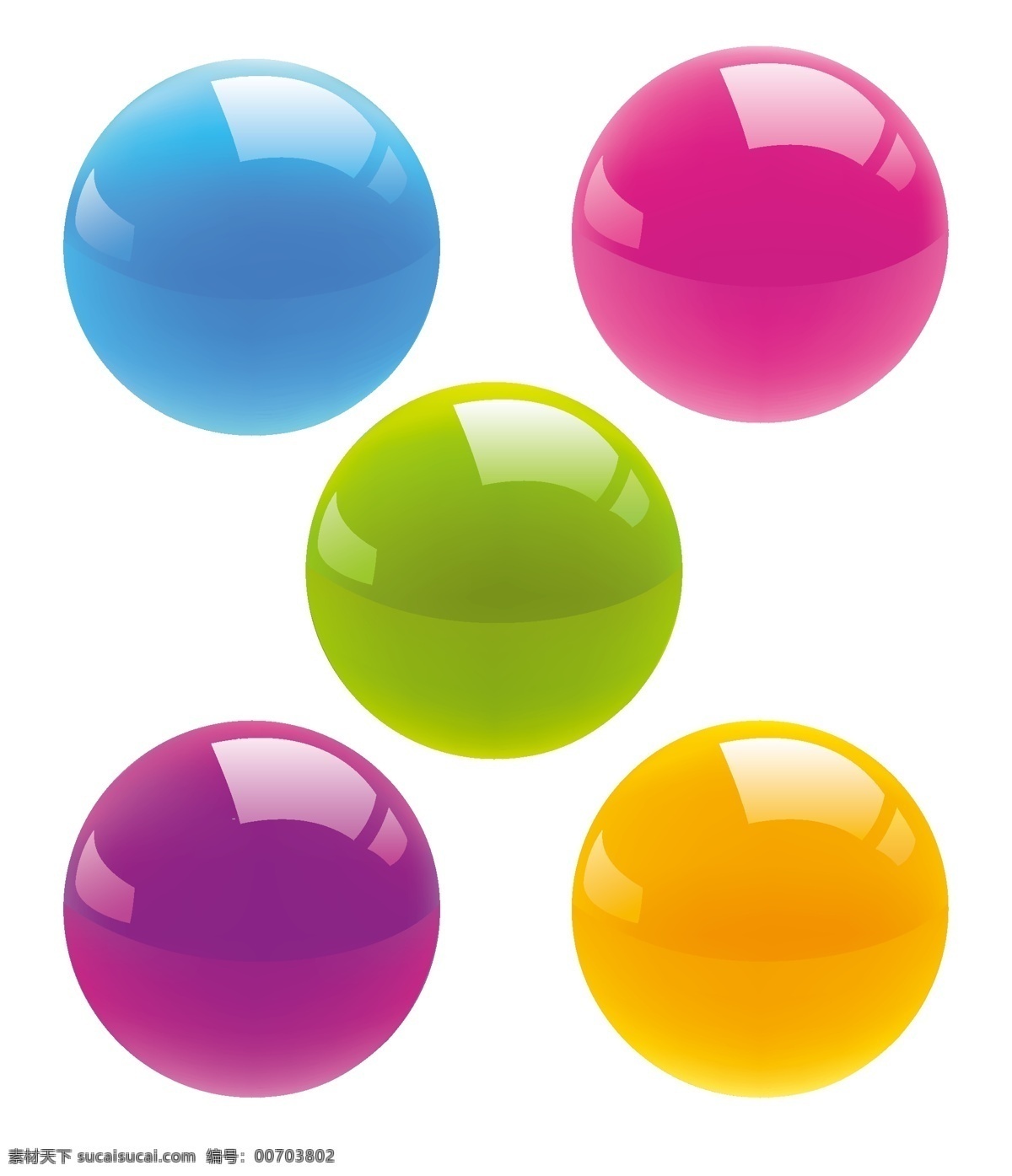 水晶球 水晶按钮 红色 绿色 黄色 紫色 圆圈 圆球 logo设计