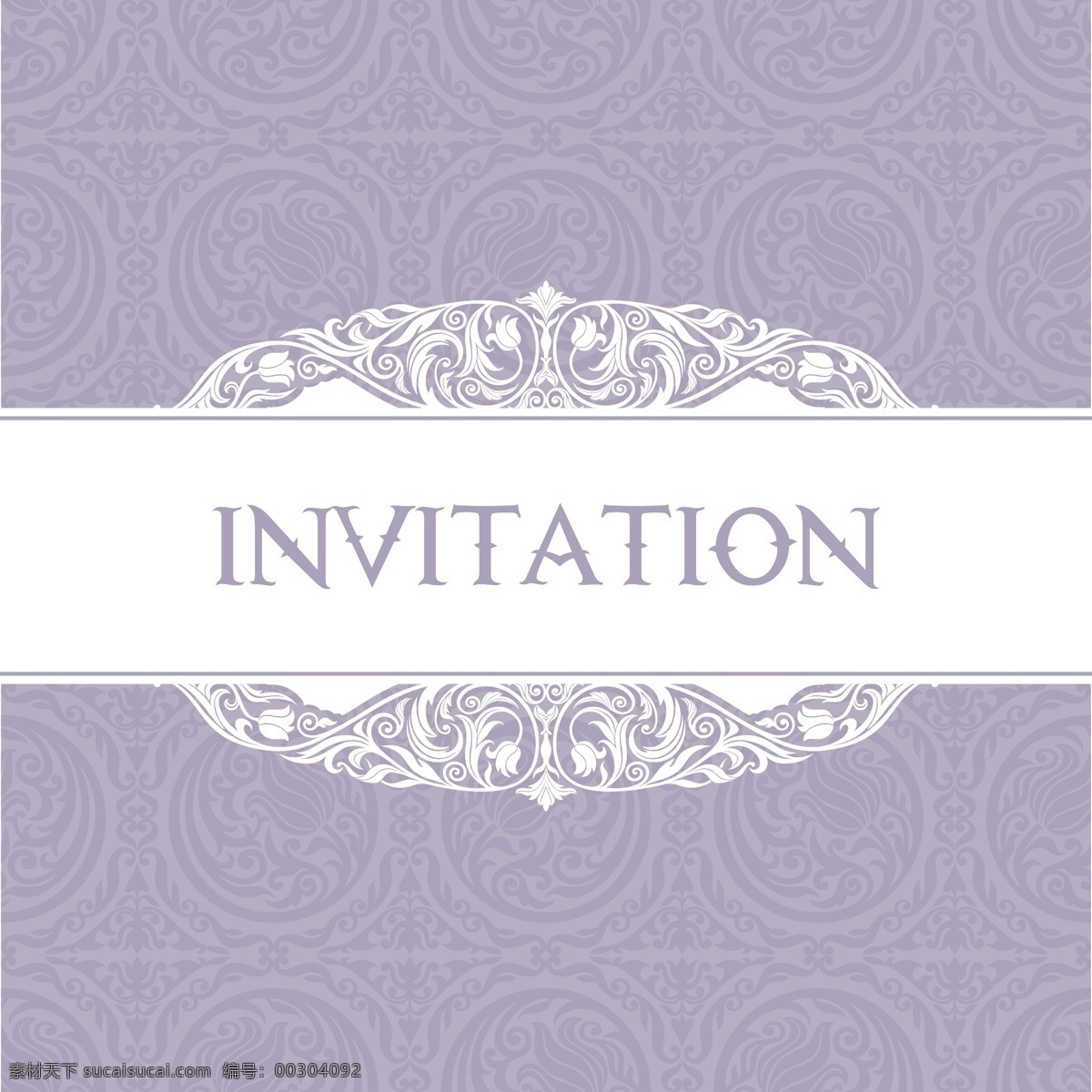 优雅 花纹 紫色 邀请 卡 背景 图 矢量 经典 优雅的花纹 紫色的邀请 旋转 复古 婚礼 请柬