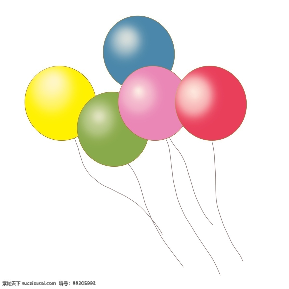 儿童节 彩色 气球 儿童 节日 日用品 可爱