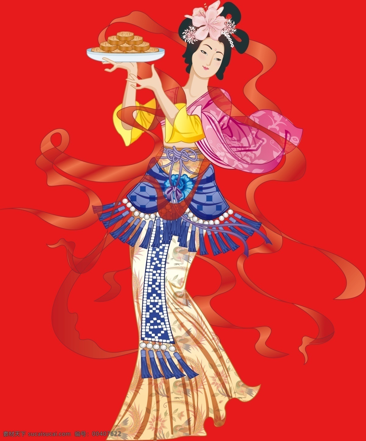 嫦娥仙子 玉兔 飞天 仙女 神话美女 节日素材 嫦娥拜月 古代人物 古典人物 人物素材 人物图片 分层 古代神话 中秋节 人物 源文件