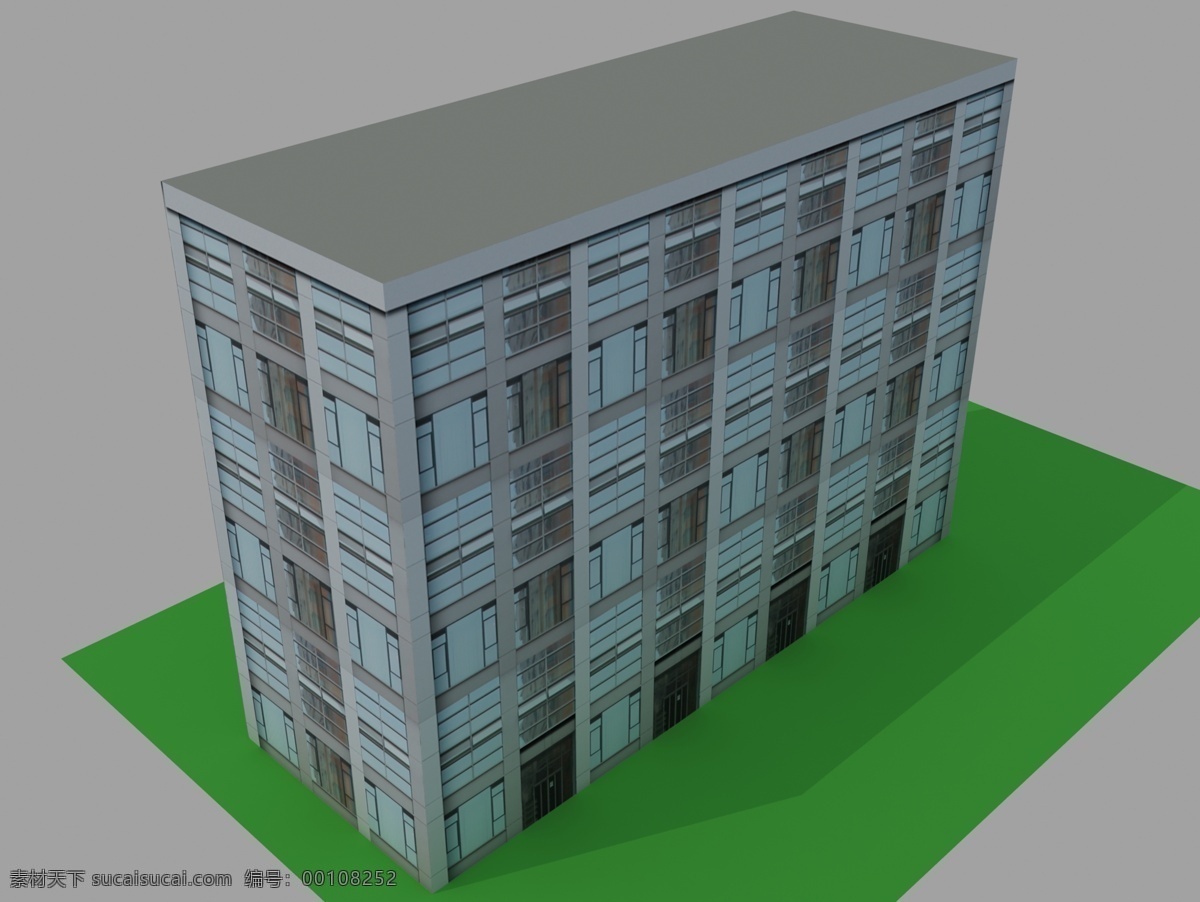 楼房 3d设计模型 max 材质 建筑模型 室外建筑 室外模型 贴图 源文件 3ds 3d模型素材 其他3d模型