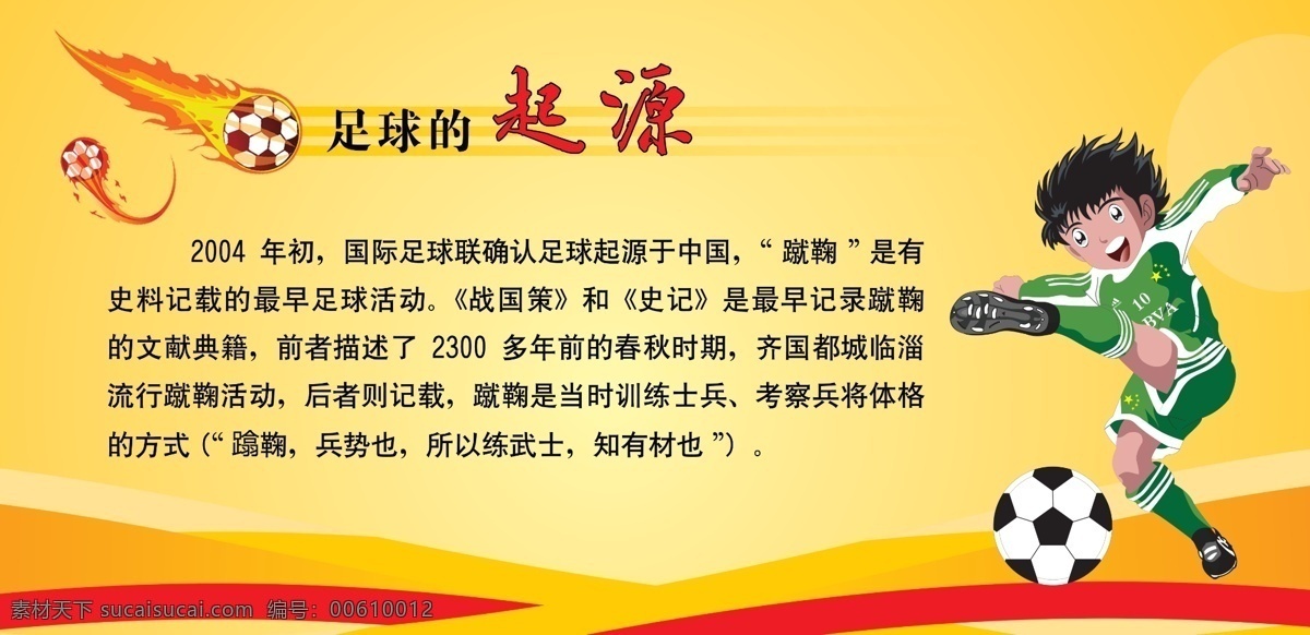 足球的起源 足球展板 足球海报 学校展板 学校分层素材 学校素材 展板模板