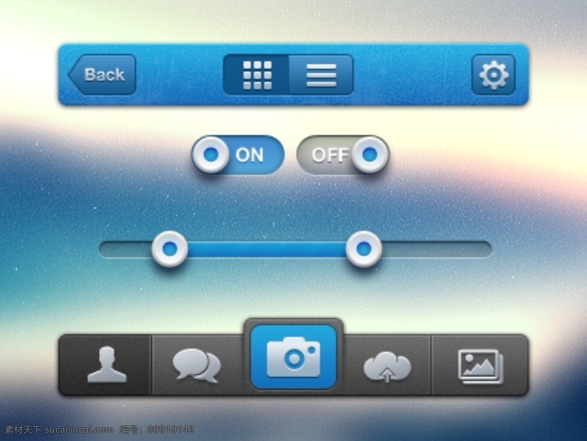 苹果 操作系统 ui 元素 psd素材 ui元素 手机 app
