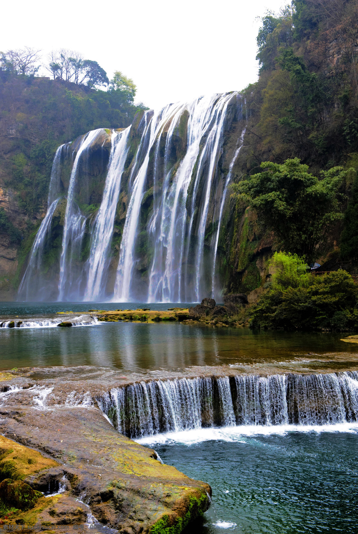 黄果树瀑布 景区 贵州 镇宁 风景 山水 树木 流水 倒影 植被 旅游胜地 贵州风采 国内旅游 旅游摄影