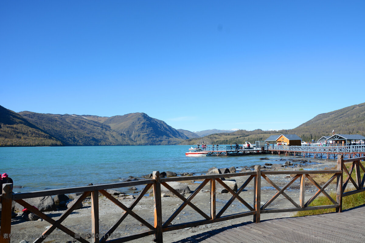 草地 国内旅游 河流 湖水 枯木 蓝天 流水 旅游摄影 喀 纳斯 喀纳斯 新疆 喀纳斯湖 秋天 雪山 针叶林 树林 树叶 叶子 山脉 太阳 阳光 枯草 青草 松树 石头 游客 游艇 栈道 观赏台 新疆旅游 风景 生活 旅游餐饮