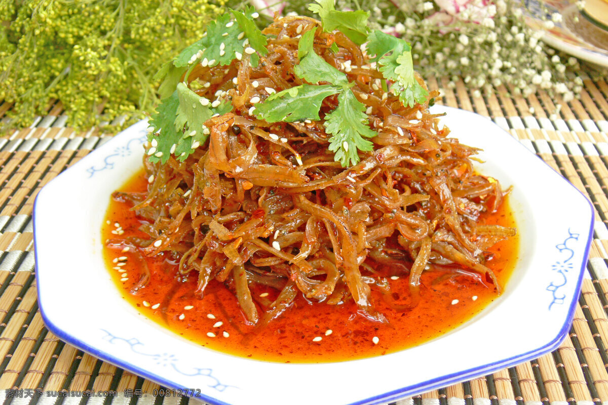 香辣银鱼丝 餐饮美食 传统美食 美食2 摄影图库