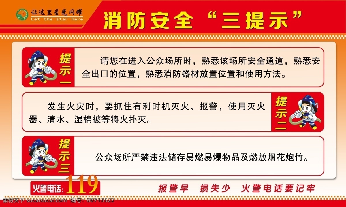 消防 安全 三 提示 消防安全 消防三提示 安全三提示 消防逃生 火灾自救 通道消防牌 消防人员 宣传海报 现代科技