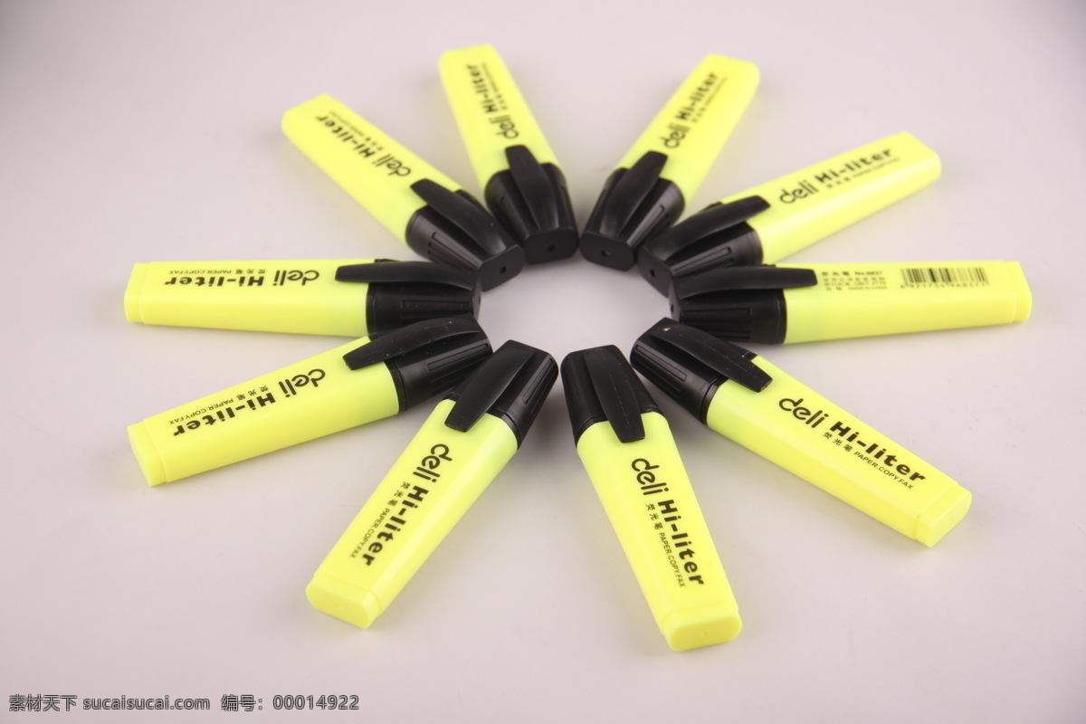 荧光笔 笔 黄色 生活百科 文具 文具用品 学习用具 白板笔 学习办公用品 学习办公 psd源文件