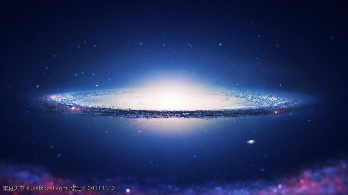 唯美 彩色 云朵 星空 背景 蓝色