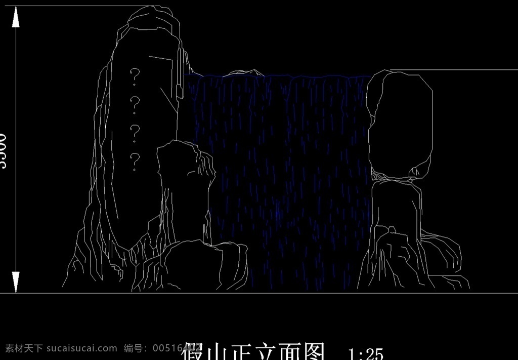 施工假山 绿化 苗木 山水 景观 规划 栈桥 花架 道路 栏杆 休闲 植物 凉亭 水池 涌泉 园椅 小品 游览 观赏 休憩 锻炼 公共绿地 避暑 广场 公园广场 环境设计 景观设计 dwg