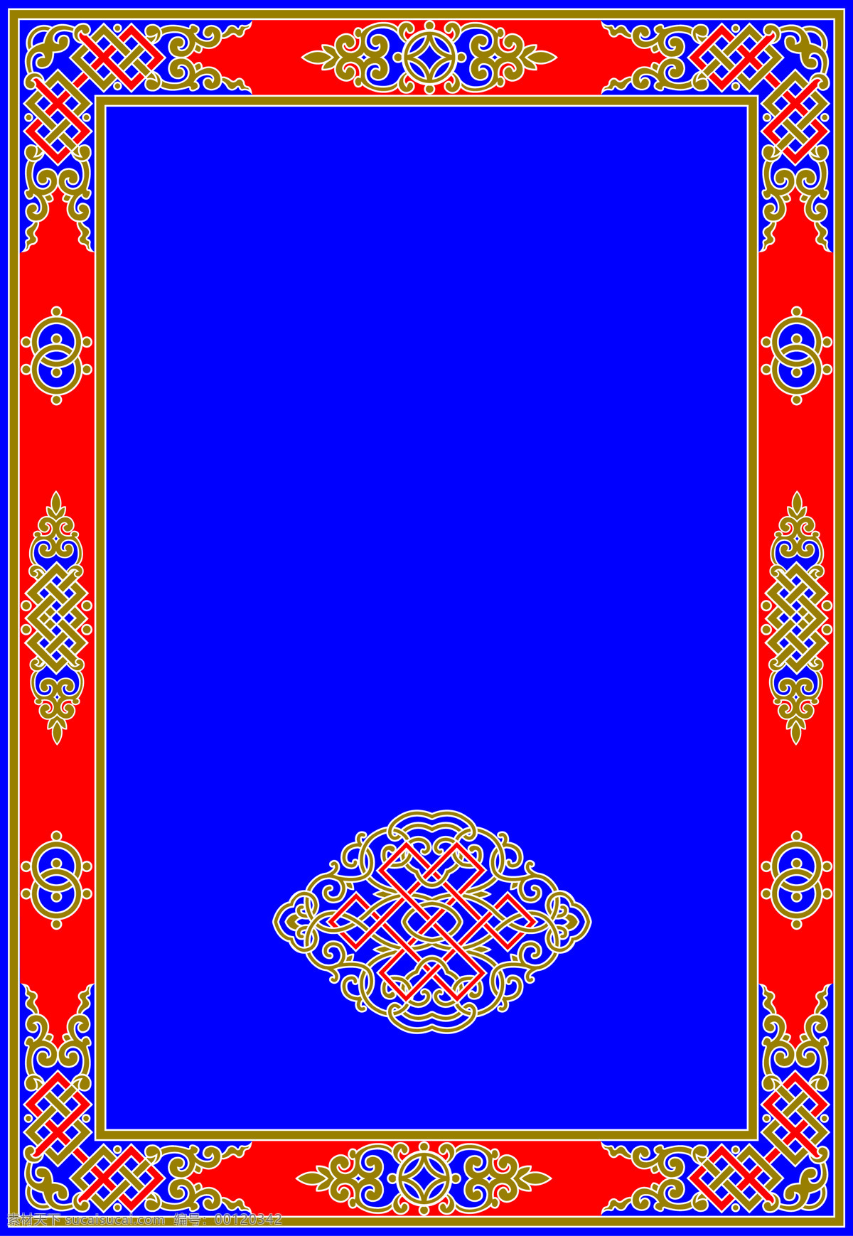 蒙古图案 蒙古元素 蒙古边框 蒙古花纹 蒙古服饰图案