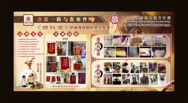 中医 保养 养生 海报 展板 熏蒸
