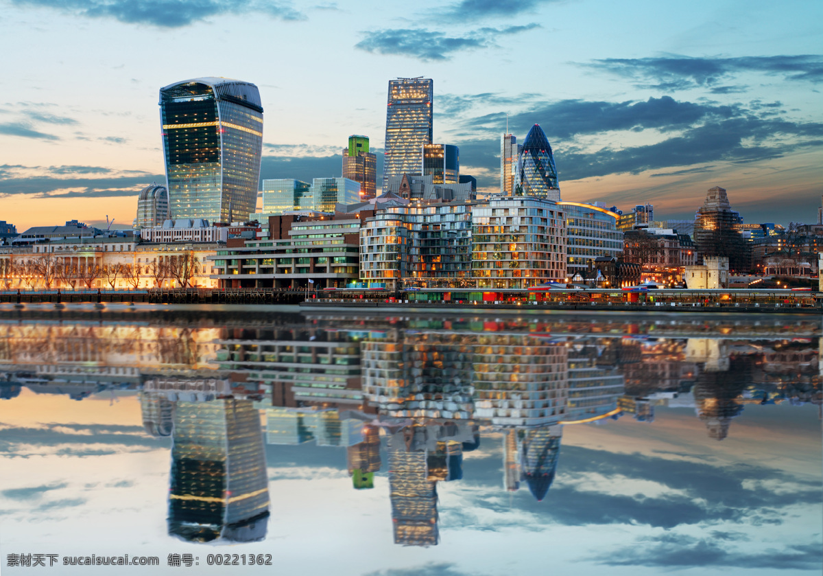 伦敦 城市 河流 英国 建筑 城市风光 环境家居