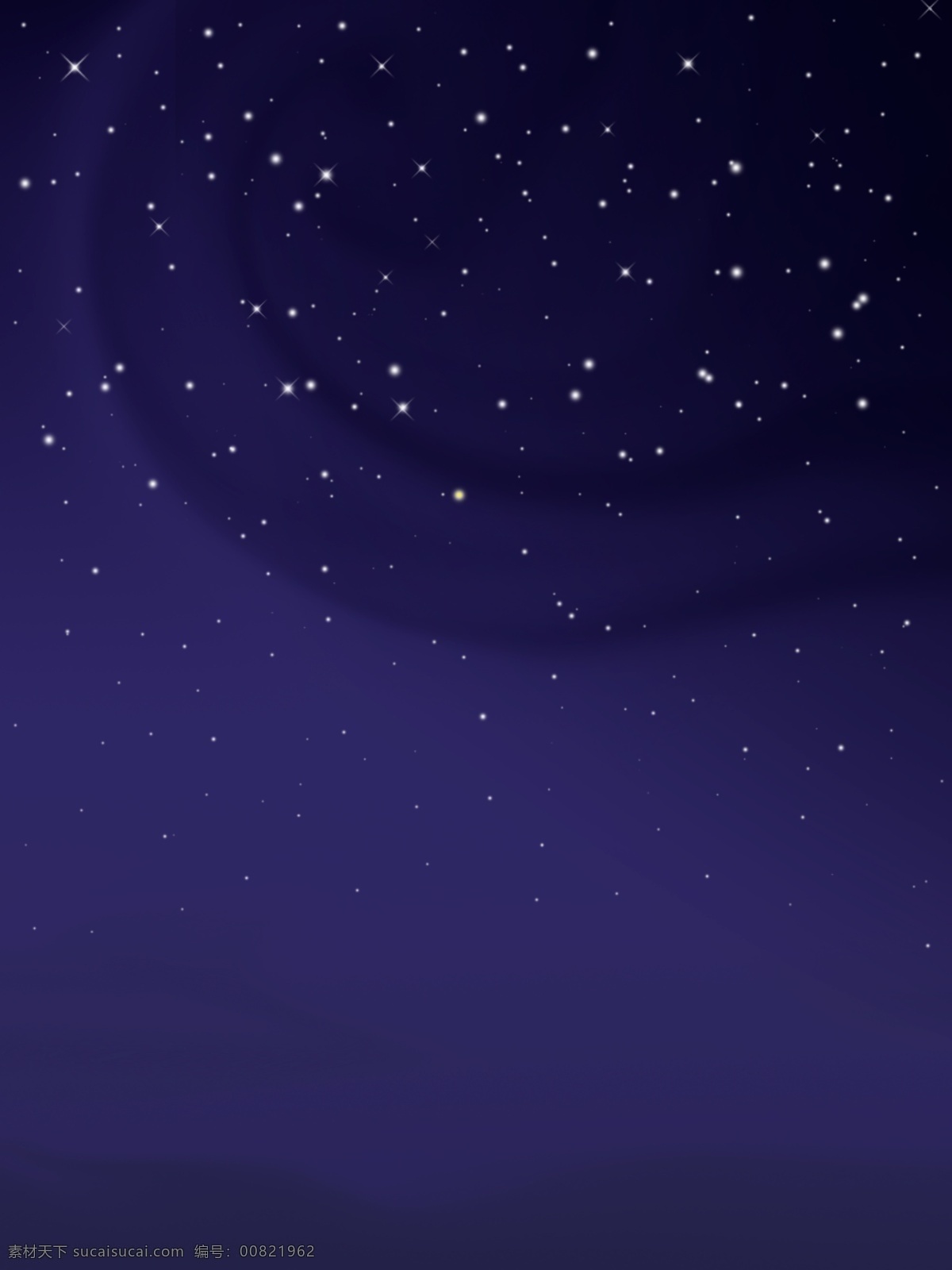 手绘 蓝色 璀璨 星空 背景 唯美 浪漫