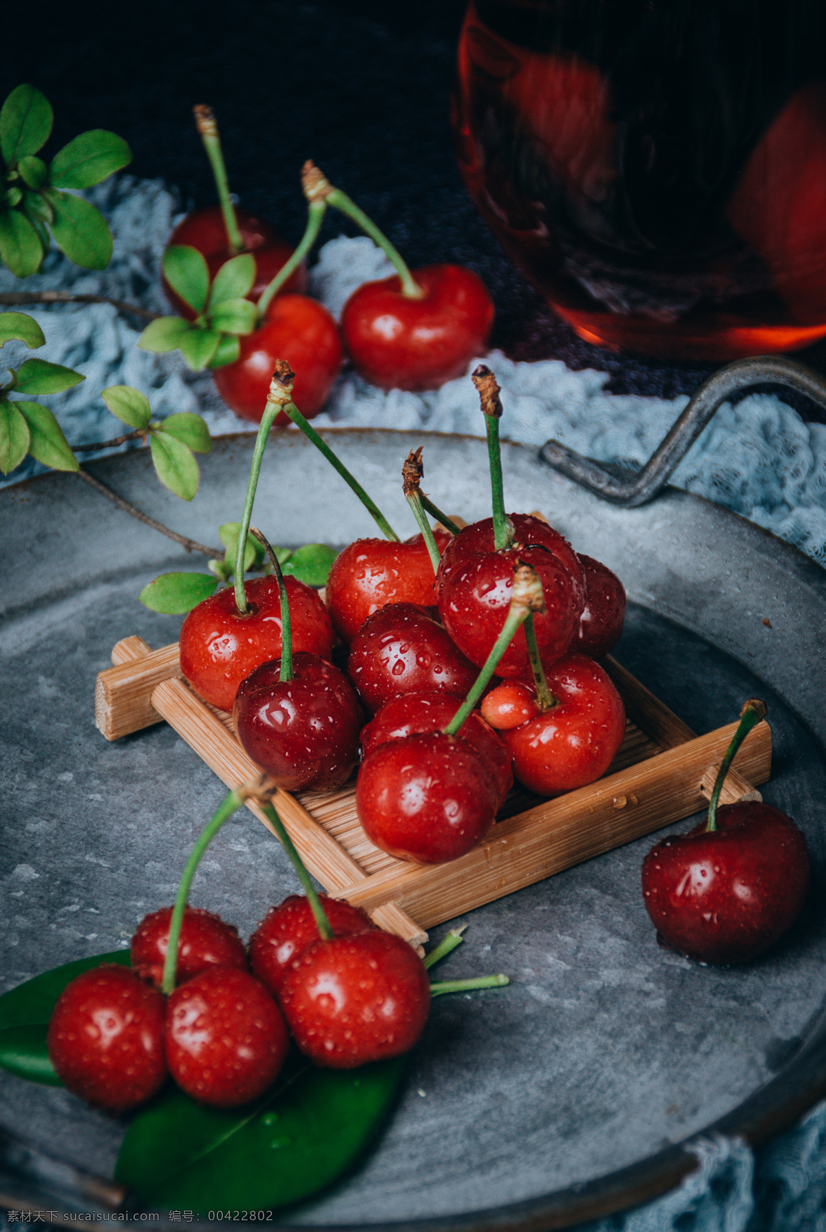 樱桃 水果 果实 背景 海报 素材图片 食物 中药 类 餐饮美食