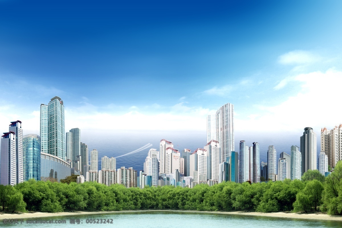 海滨城市 分层 白云 背景 背景素材 别墅 城市 春天 大海 滨城市 海滨 高楼大厦 楼房 房子 湖泊 小区 蓝天 小树 绿水 海水 建筑 树林 森林 源文件 psd源文件