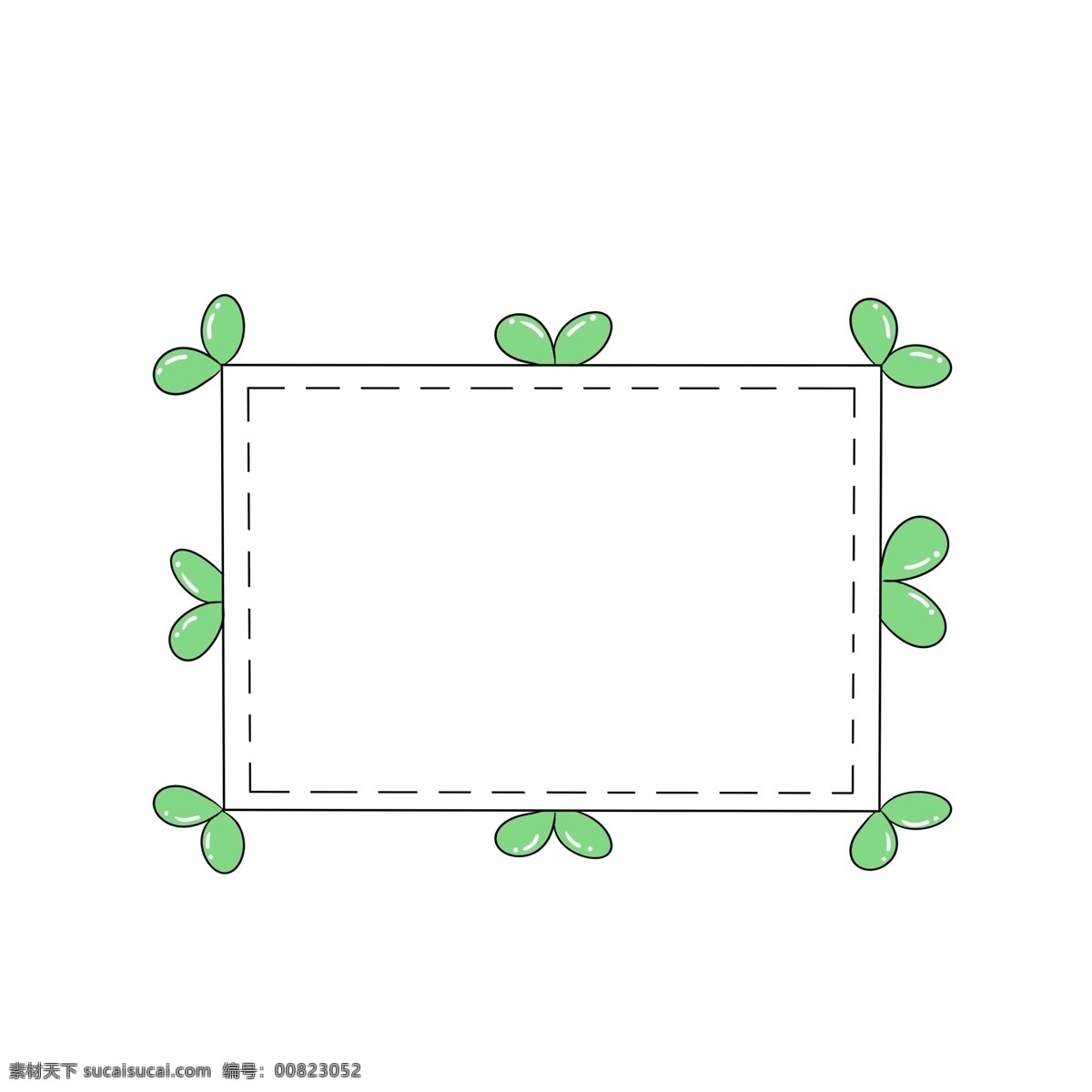 可爱 卡通 小草 边框 手绘 插画 装饰边框 爱心边框 小报边框 气泡对话框 相册边框 背景边框 卡通对话框 幼儿园背景 聊天 说话 对话