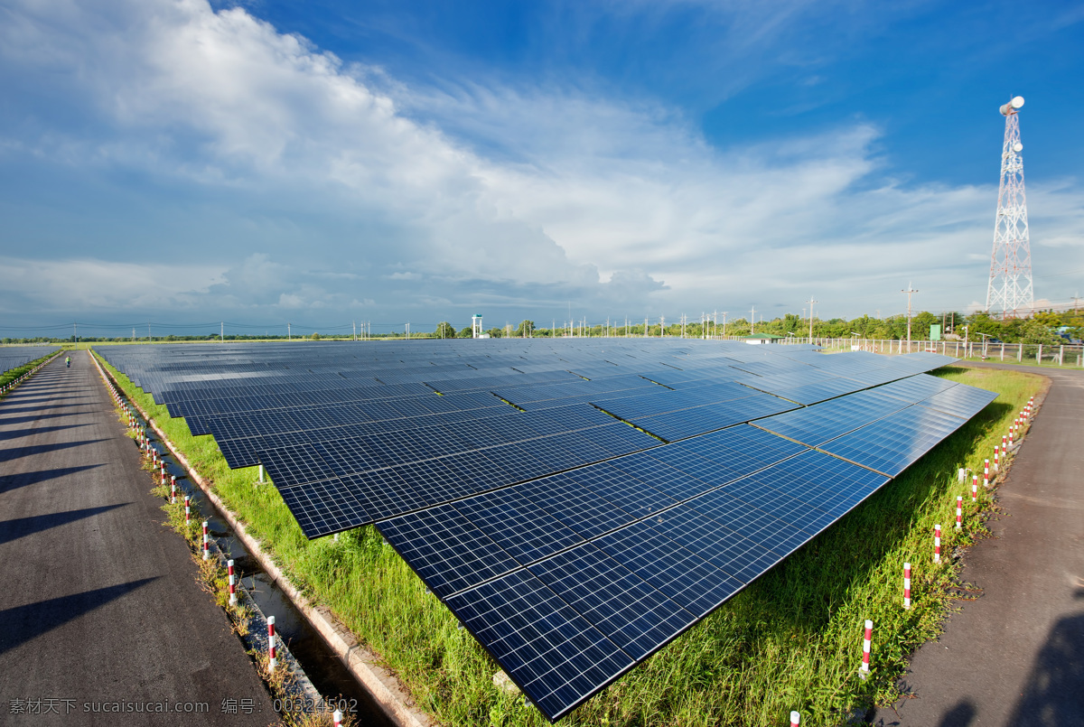 太阳能 发电厂 生态环境保护 环保 节能 能源保护 其他风光 风景图片